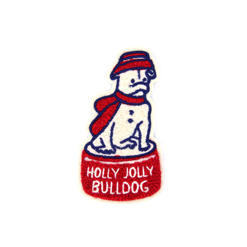 Holly Jolly Bulldog Patch