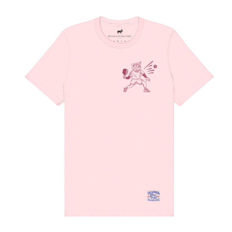 Bulldog Pickleball Tee (Light Pink)