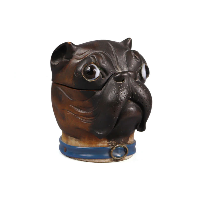 19th Century Bulldog Inkwell