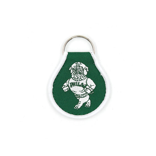 Phila Bulldogs Patch Keychain (Kelly Green)