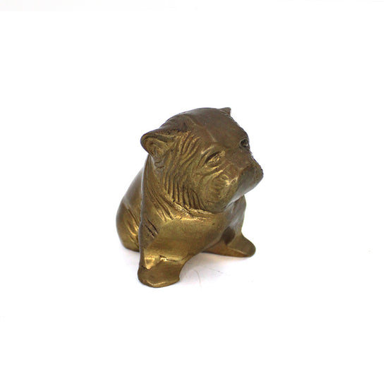 Vintage Brass Bulldog Paperweight - SOLD