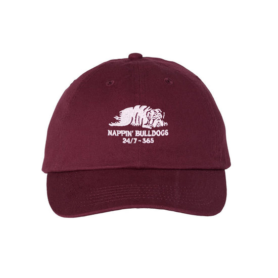 Nappin' Bulldogs Hat (Maroon)