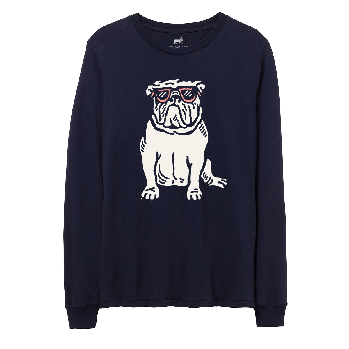 Load image into Gallery viewer, Relaxed Bulldog Long Sleeve (Navy)
