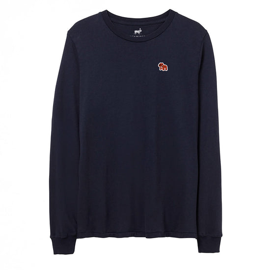 Mini Bulldog Patch Long Sleeve (Navy)