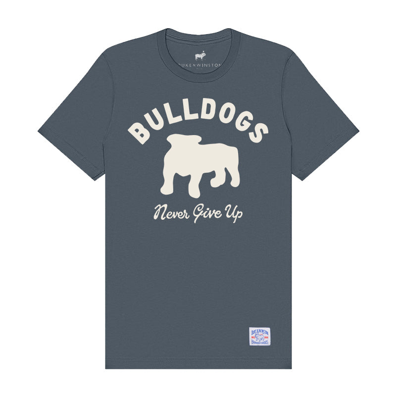 Bulldogs Never Give Up Tee (Vintage Navy)
