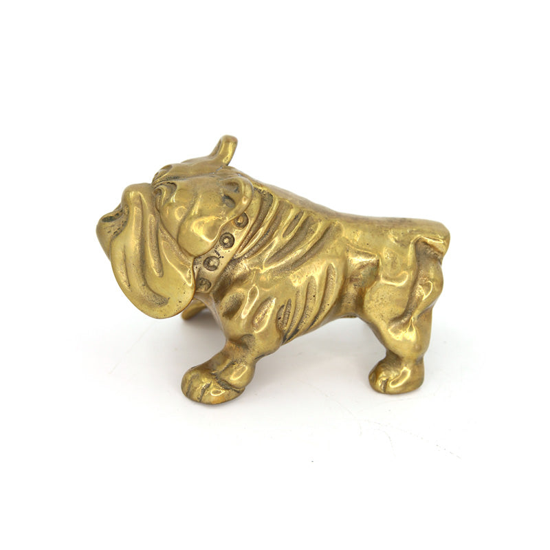 Vintage Brass Bulldog Paperweight (Large) - SOLD