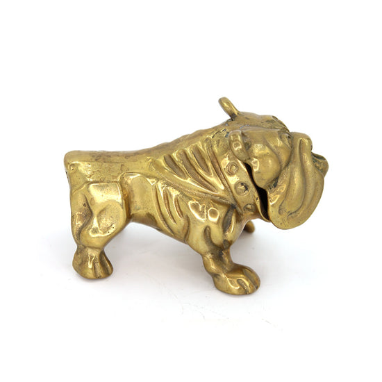 Vintage Brass Bulldog Paperweight (Large) - SOLD