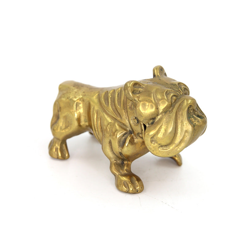 Vintage Brass Bulldog Paperweight (Large) - SOLD