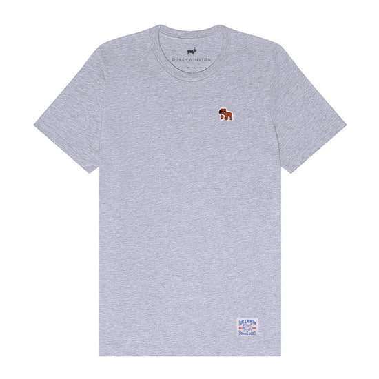 Mini Bulldog Patch Tee (Athletic Heather)