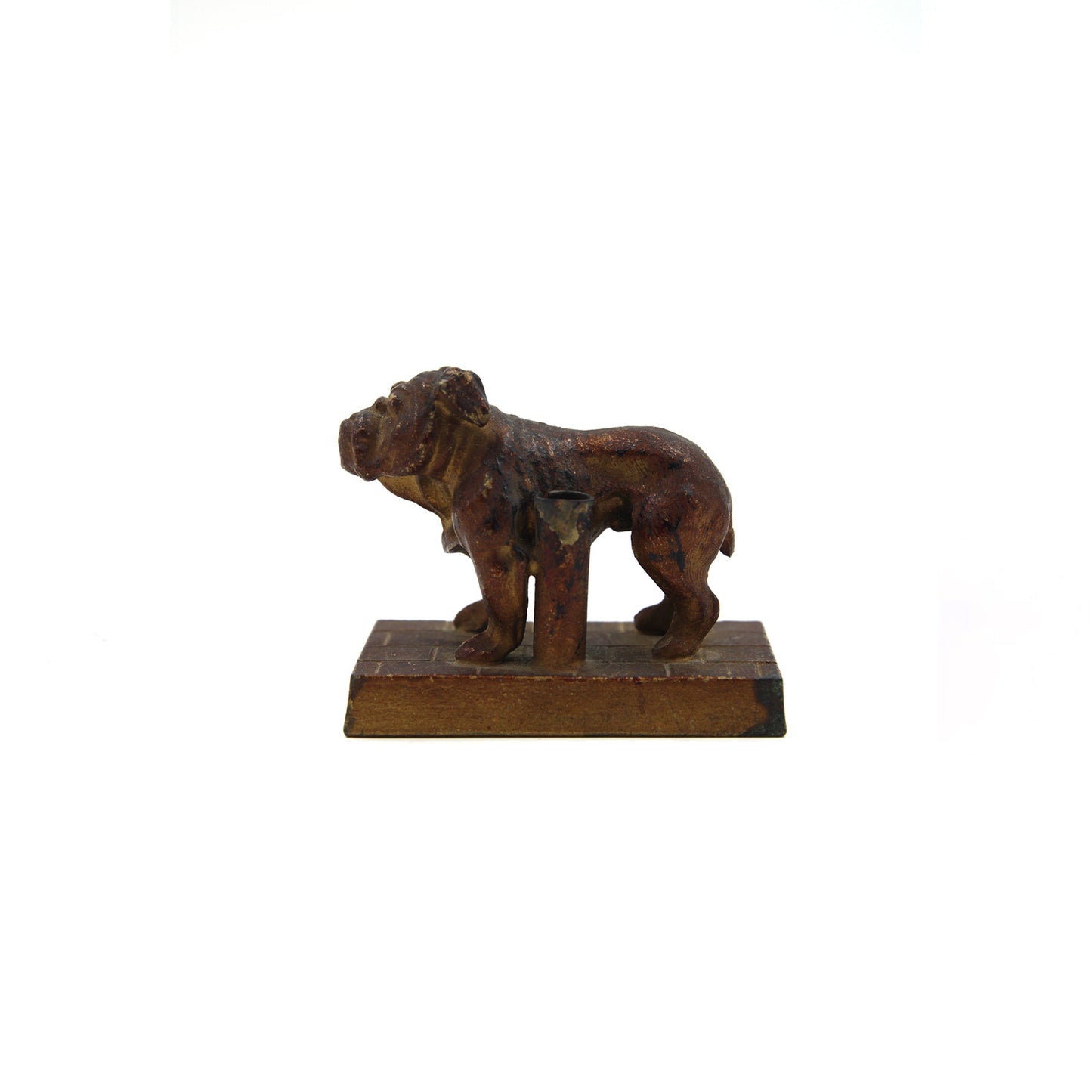 Load image into Gallery viewer, Brass K&amp;amp;O Co. Bulldog Pen Holder, c.1920
