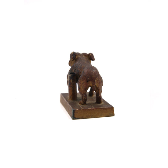 Load image into Gallery viewer, Brass K&amp;amp;O Co. Bulldog Pen Holder, c.1920
