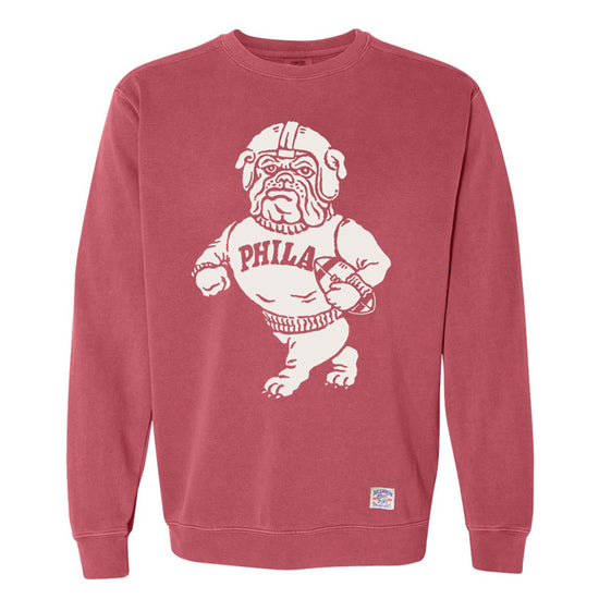 Philadelphia Bulldogs Vintage Sweatshirt (UGA Crimson)