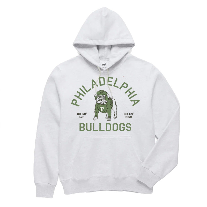 Phila Bulldogs Printed Hoodie (Ash)