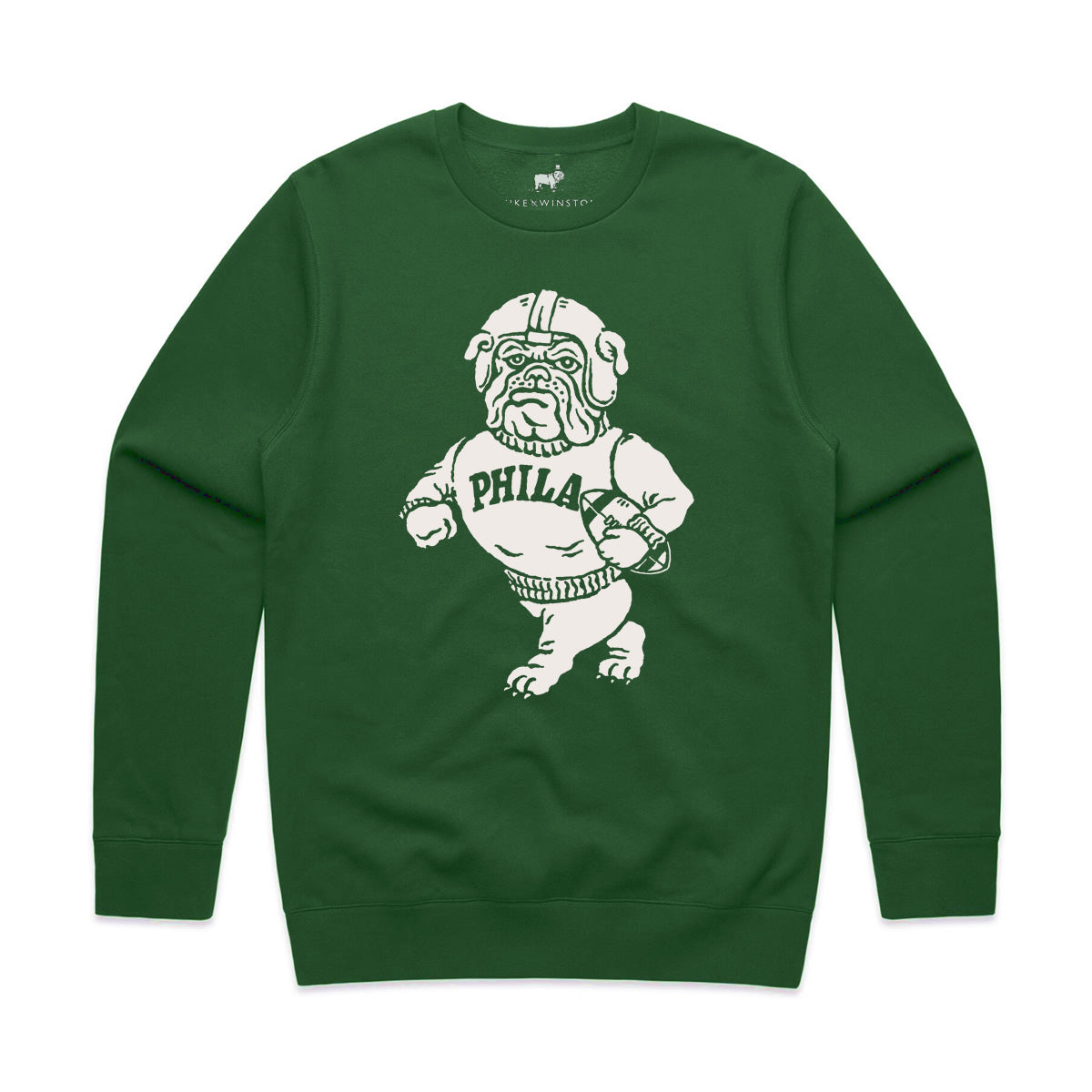 Philadelphia Bulldogs Sweatshirt (Kelly Green) Duke & Winston