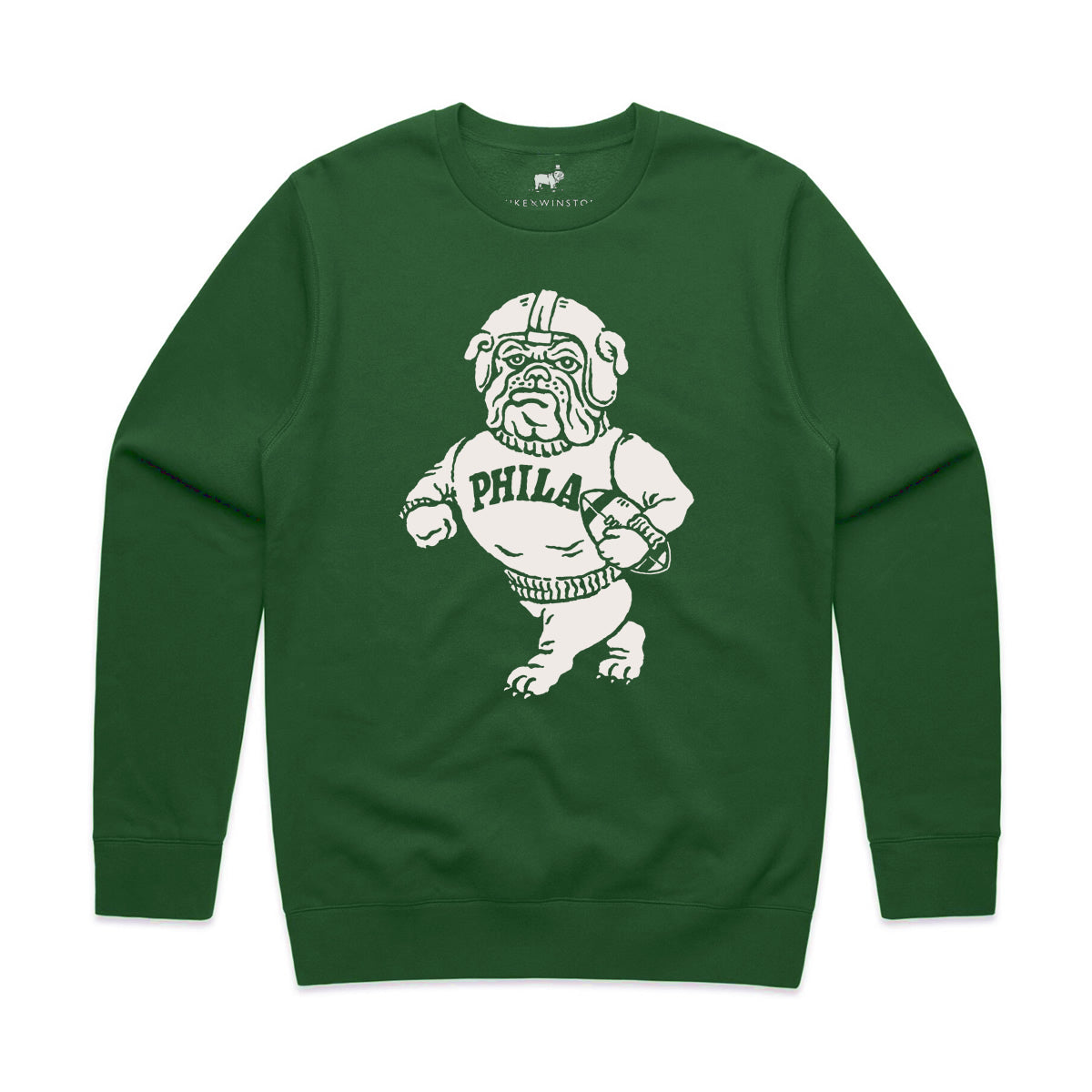 Sweatshirt Duke (Kelly – Green) Philadelphia Bulldogs & Winston