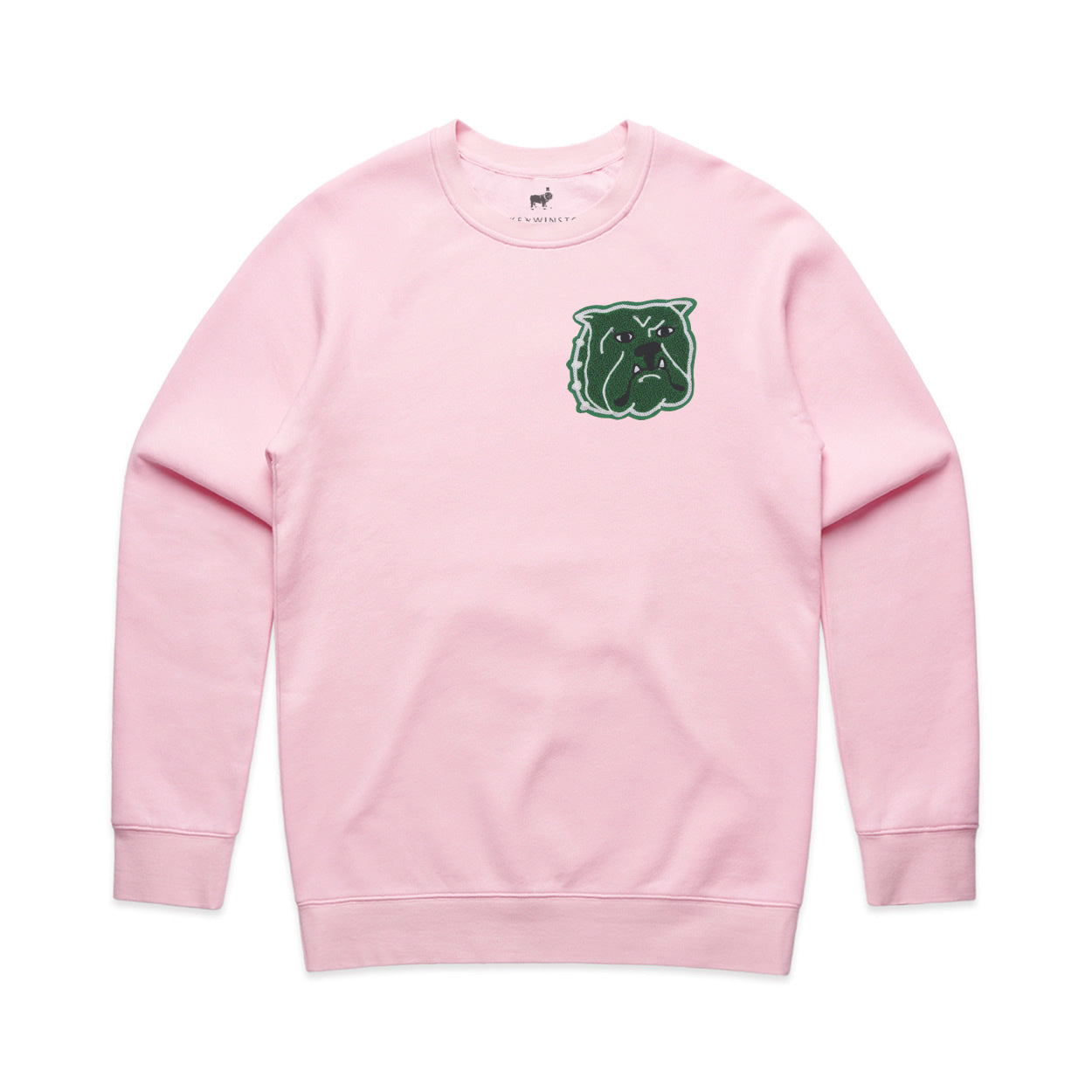 Bulldog Patch Sweatshirt (Pink)
