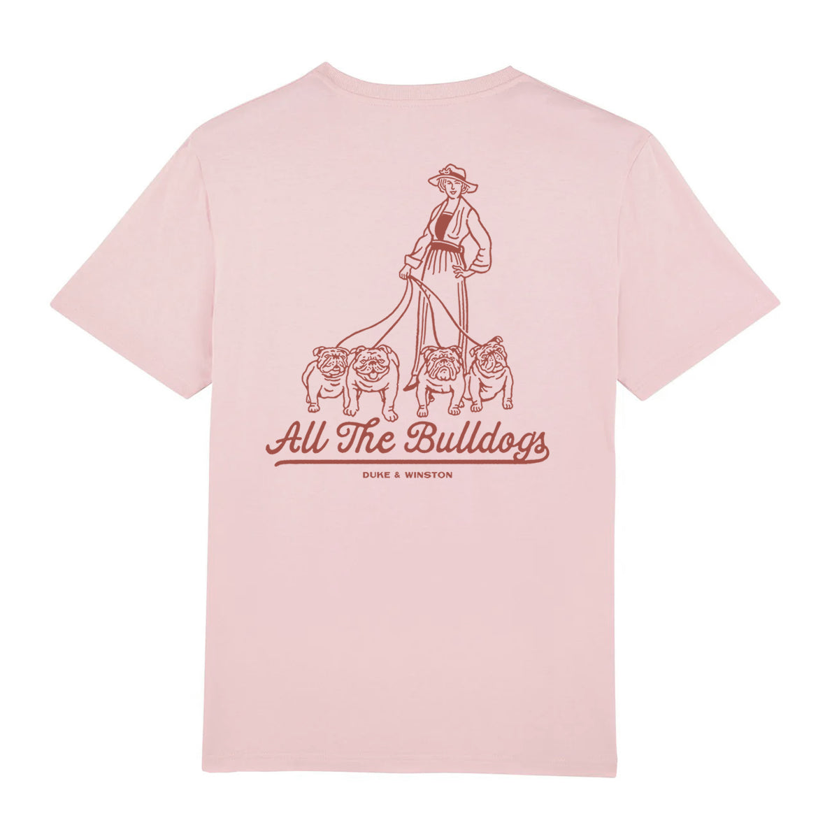 Load image into Gallery viewer, All The Bulldogs Gentlewoman Tee (Pink)

