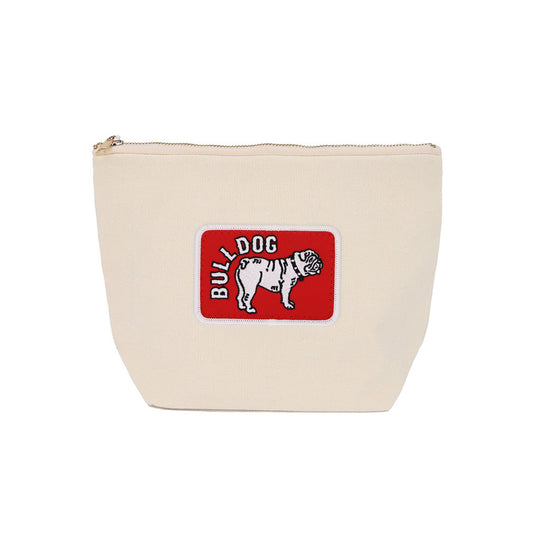 Bulldog Patch Pouch (Red)