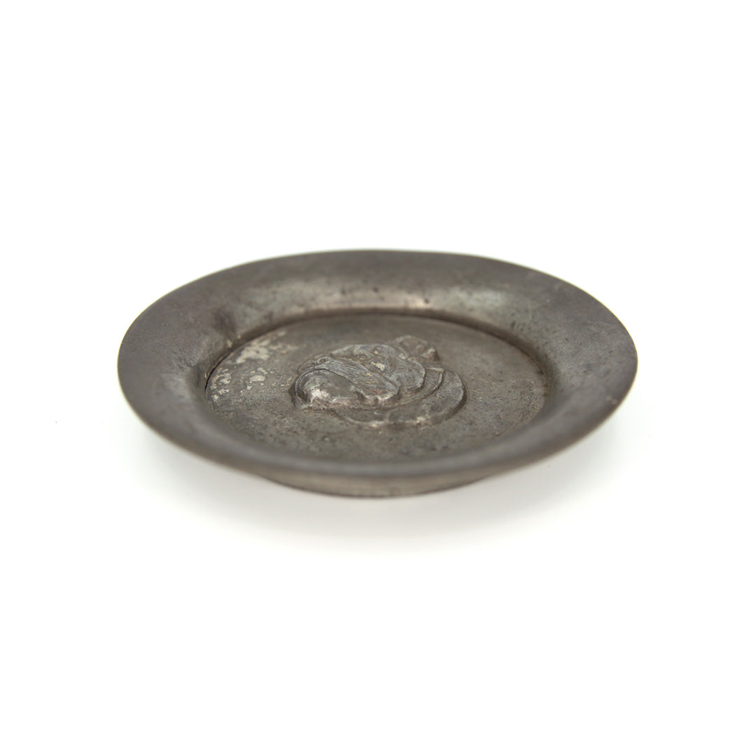 English Pewter Bulldog Tray - SOLD