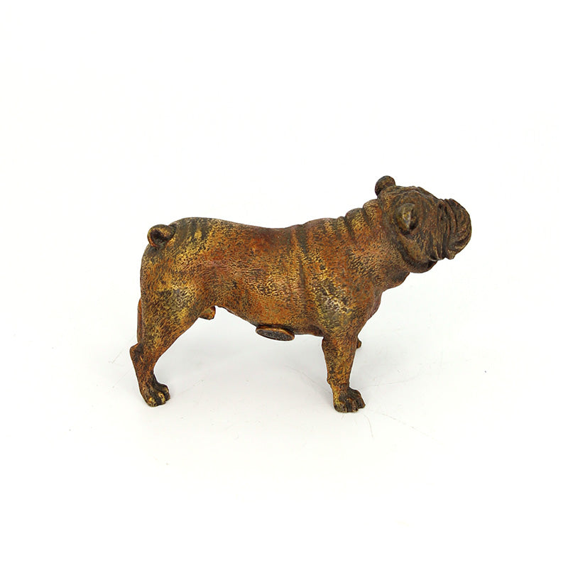 Austrian Cold Painted Bronze Bulldog