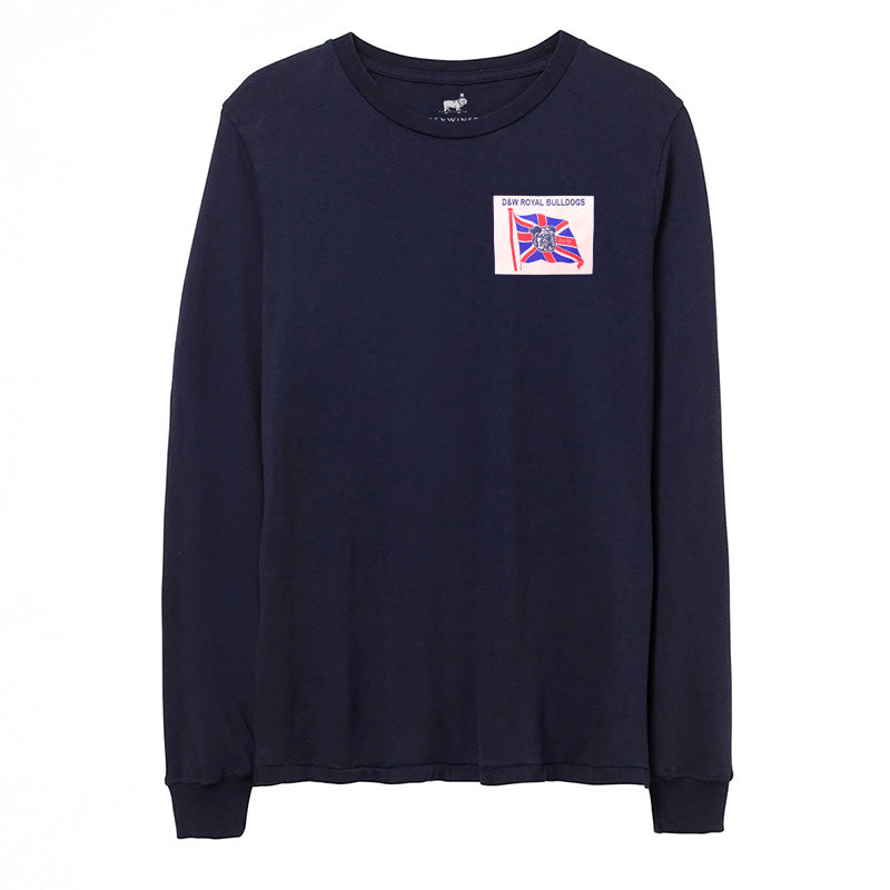 Royal Bulldogs Long Sleeve Tee (Navy)