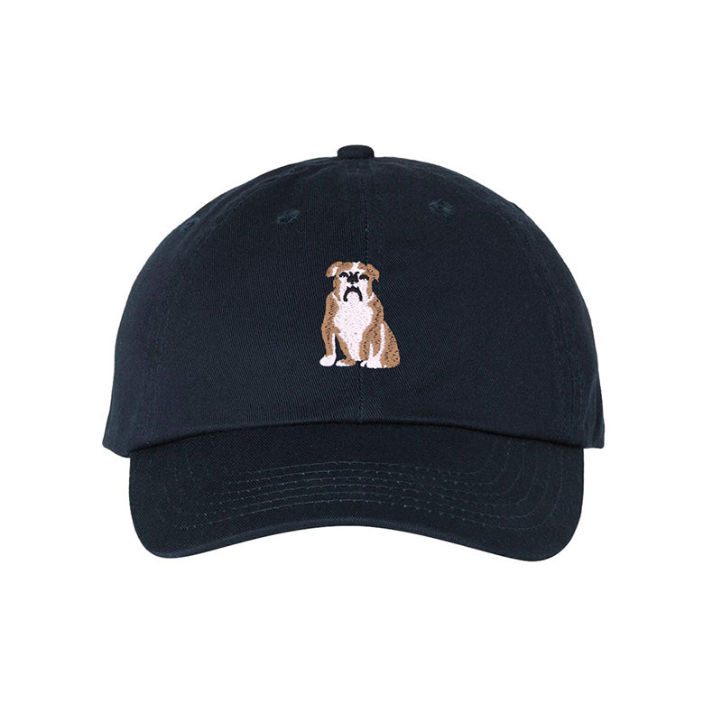 Sitting Bulldog Hat (Navy)