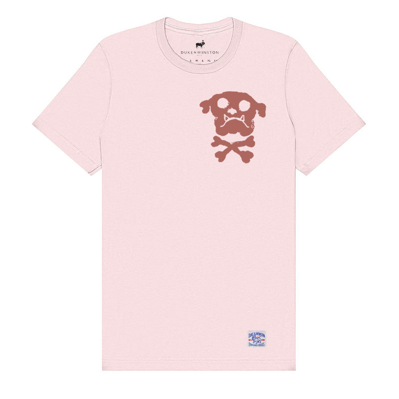 Bulldog & Bones Crest Tee (Pink)