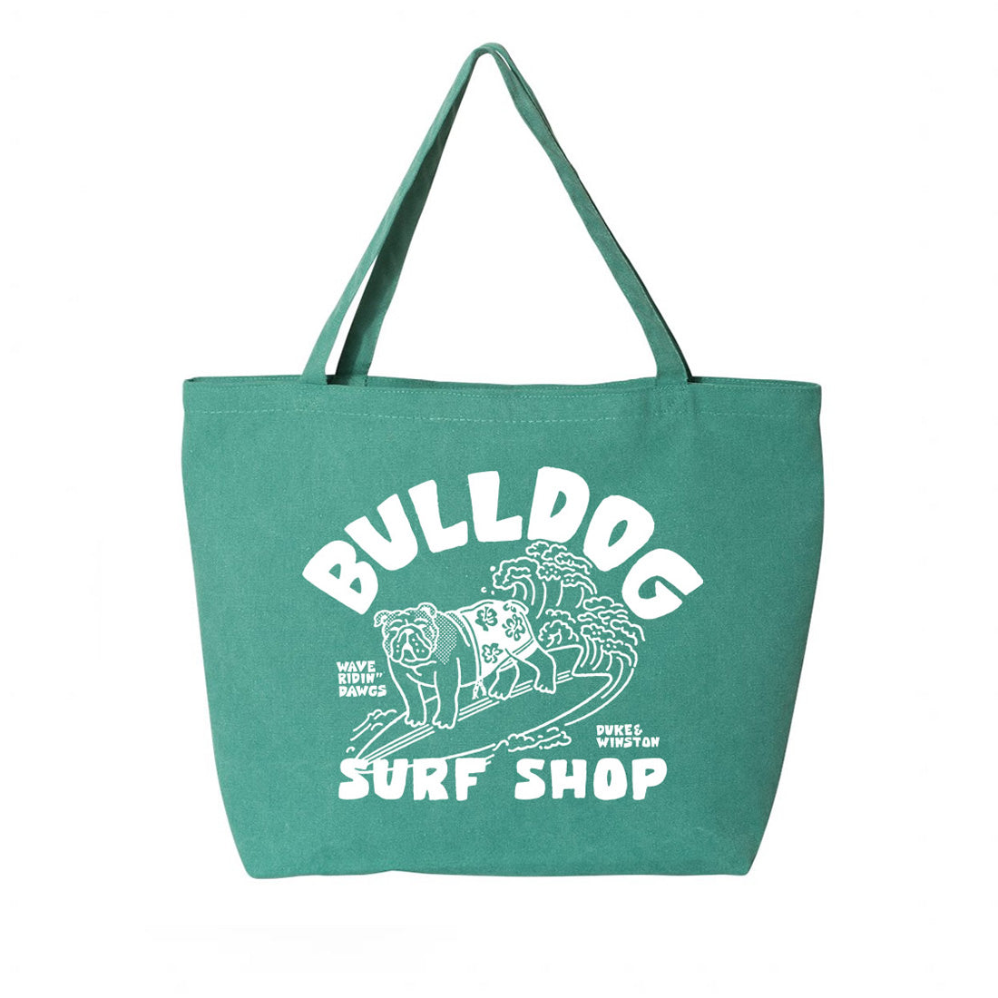 Bulldog Surf Jumbo Tote (Seafoam Green)