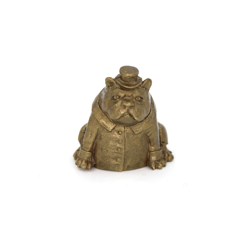 Vintage Brass Bulldog Thimble - SOLD