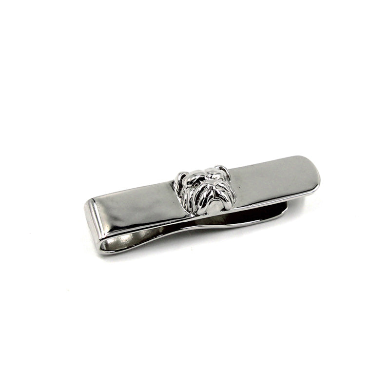 Silver Bulldog Tie Bar – Duke & Winston
