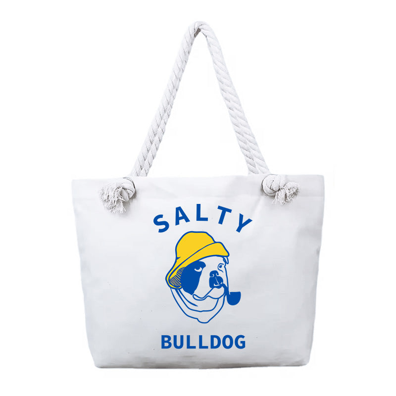 Salty Bulldog Rope Jumbo Tote