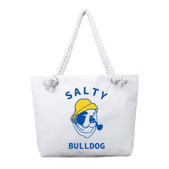 Salty Bulldog Rope Jumbo Tote