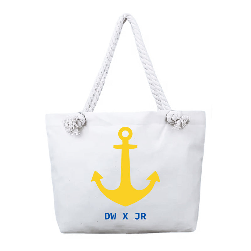 Salty Bulldog Rope Jumbo Tote