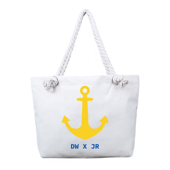 Salty Bulldog Rope Jumbo Tote