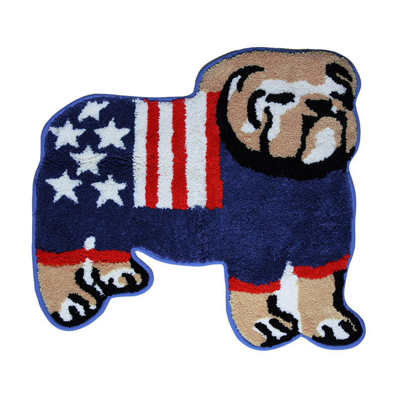 USA Bulldog Tufted Rug – Duke & Winston