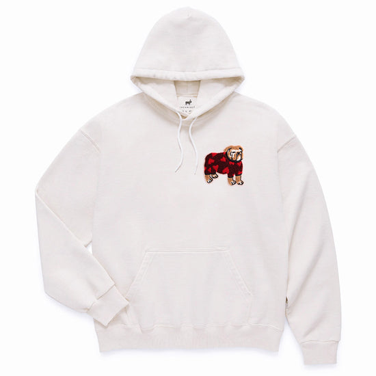Bulldog Hearts Patch Hoodie (Natural)