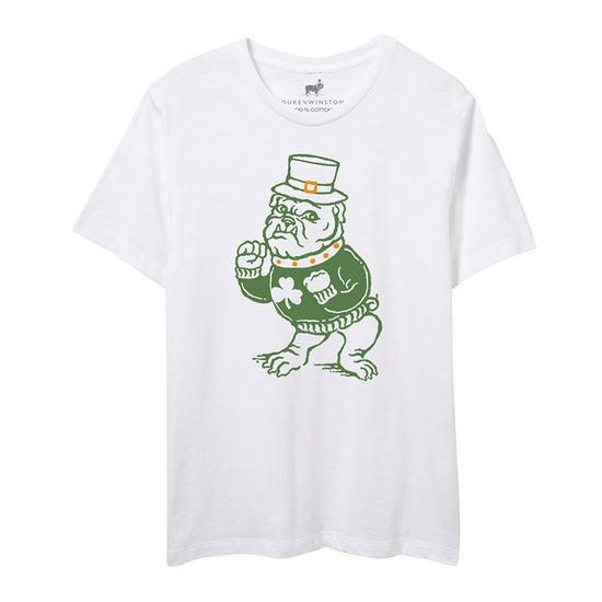 Fightin' Irish Bulldog Tee (White)