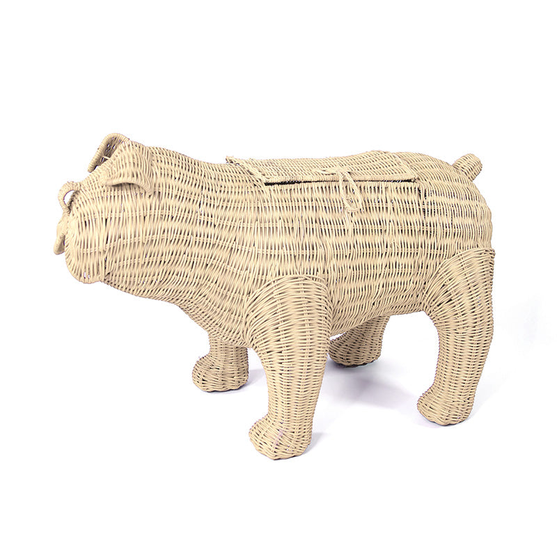 Sir Winston Wicker Bulldog (Natural)