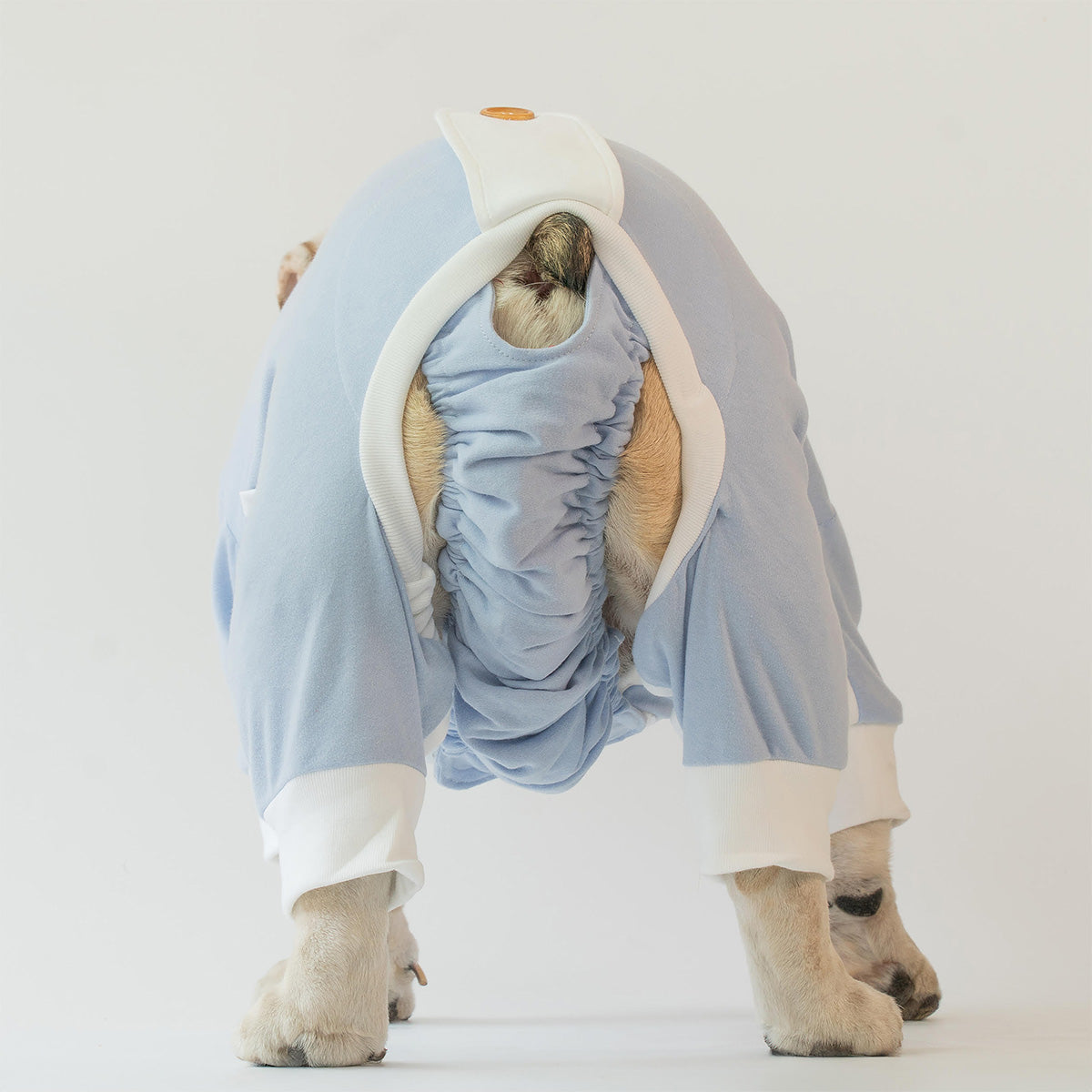 Load image into Gallery viewer, Bulldog Jammies (Blue)
