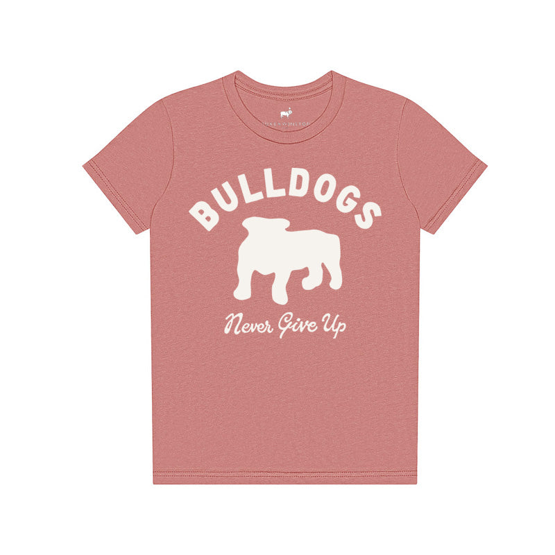 Youth Churchill Bulldog Tee (Mauve)