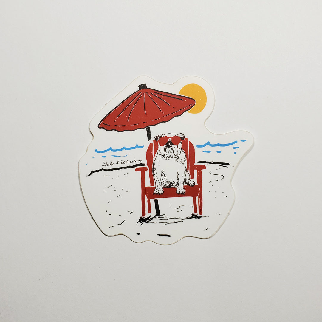 Load image into Gallery viewer, Beach Duke Sticker
