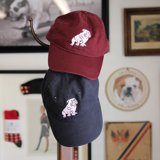 Load image into Gallery viewer, Stubborn Bulldog Hat (Maroon)
