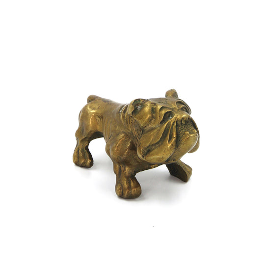 Load image into Gallery viewer, Vintage Brass Bulldog Paperweight
