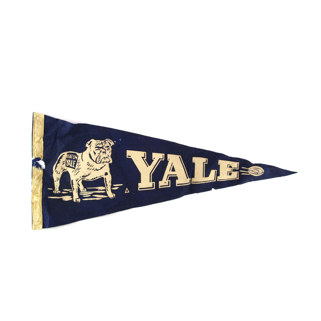 1960's Yale Bulldogs Pennant (SOLD) – Duke & Winston