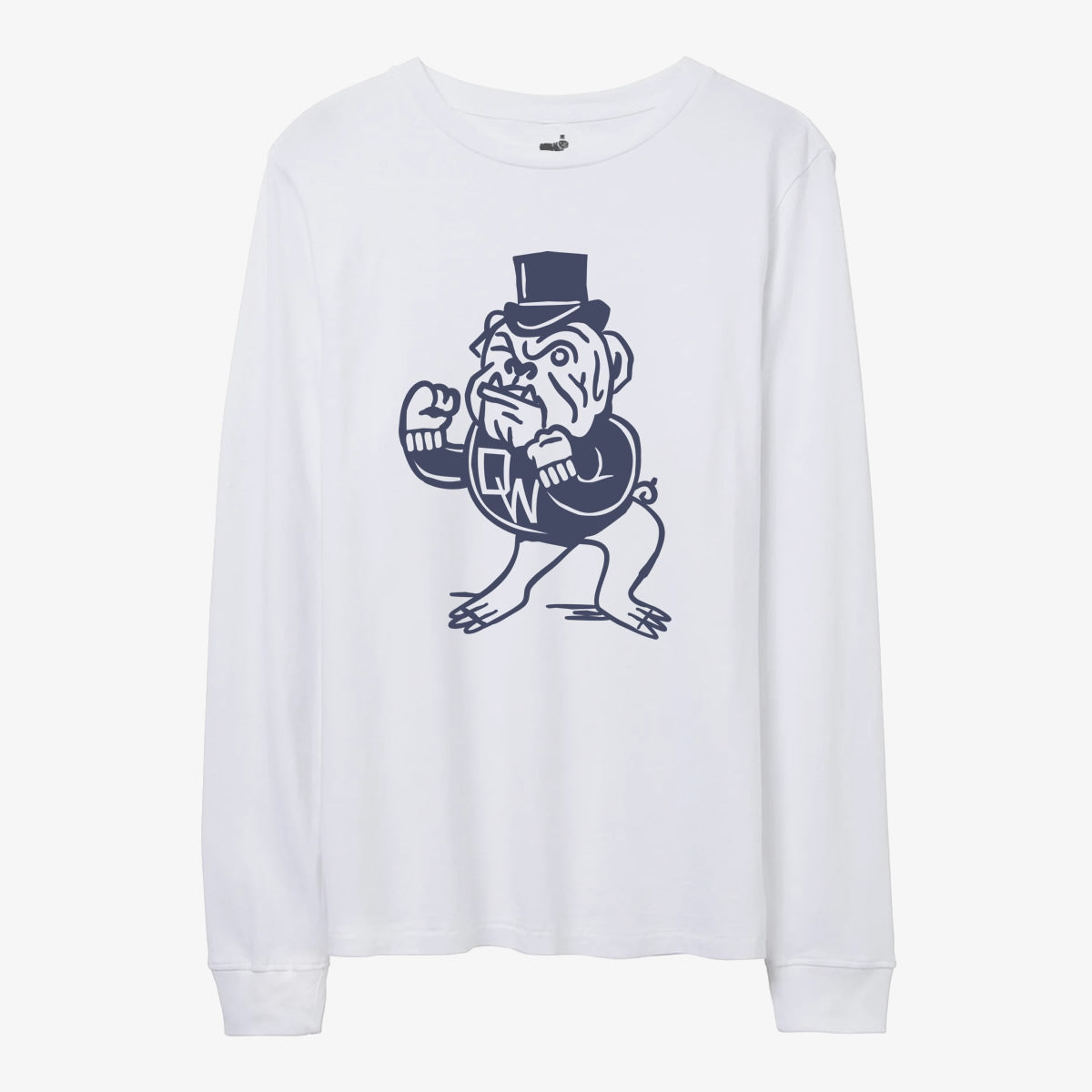 Load image into Gallery viewer, Fightin&amp;#39; Bulldogs Long Sleeve (White)
