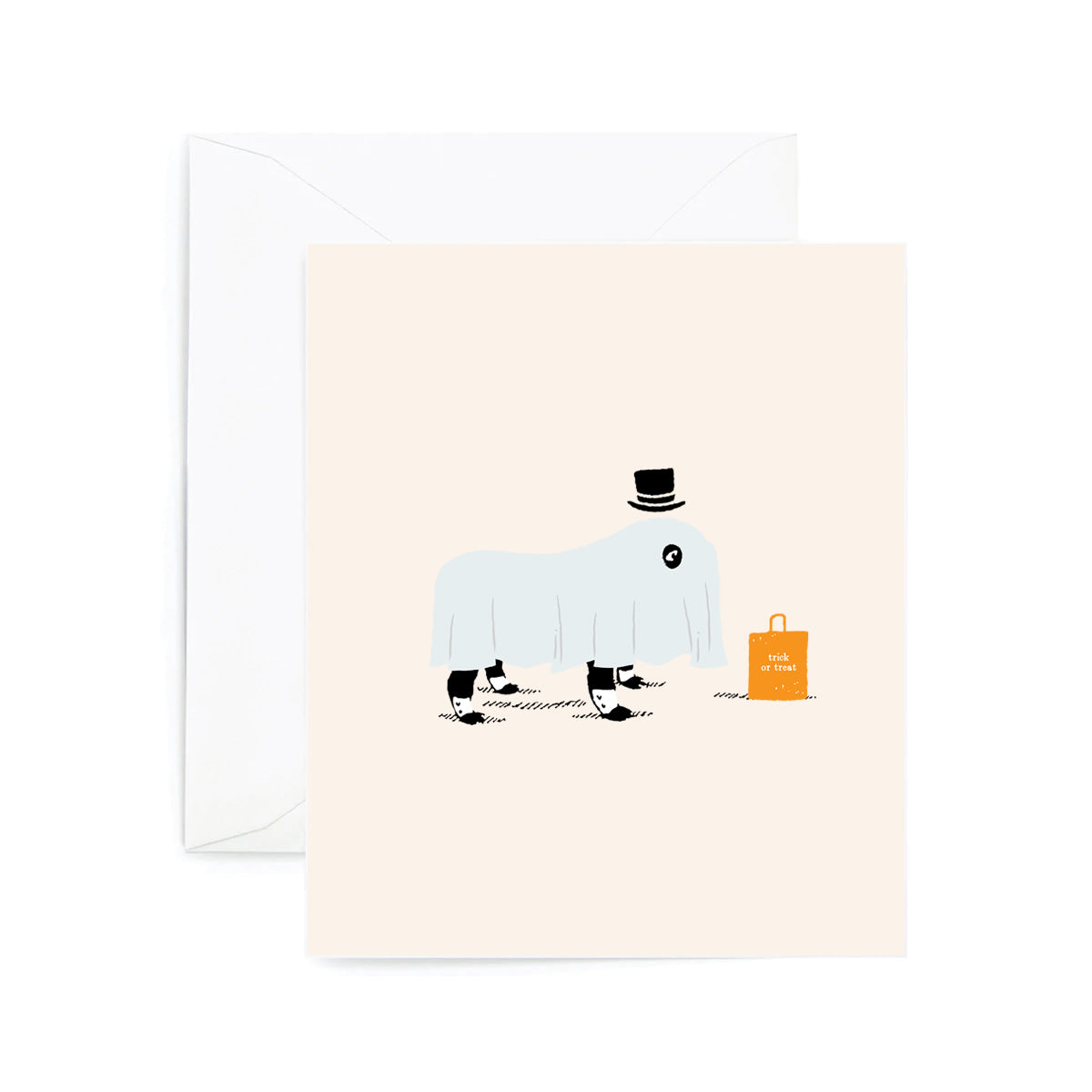 Load image into Gallery viewer, Ghost Bulldog Greeting Card

